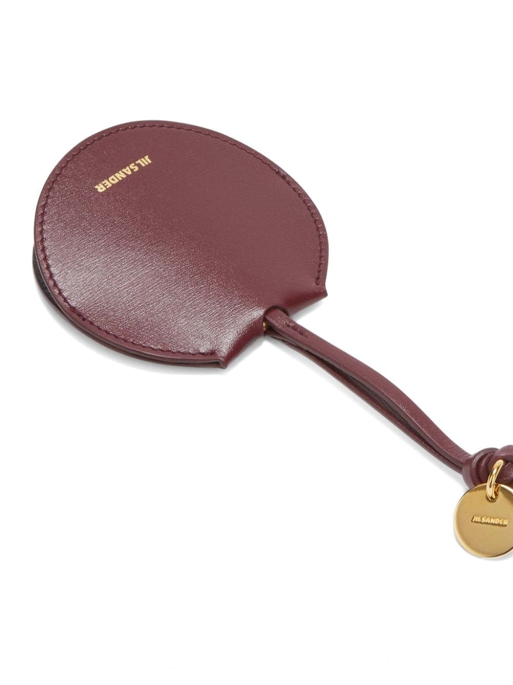 logo-stamp leather keyring - 2