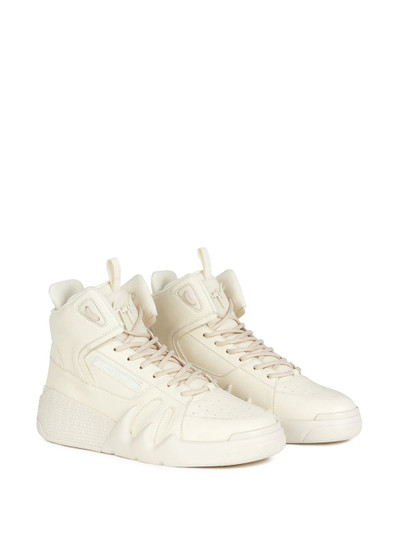 Giuseppe Zanotti Talon panelled high-top sneakers outlook