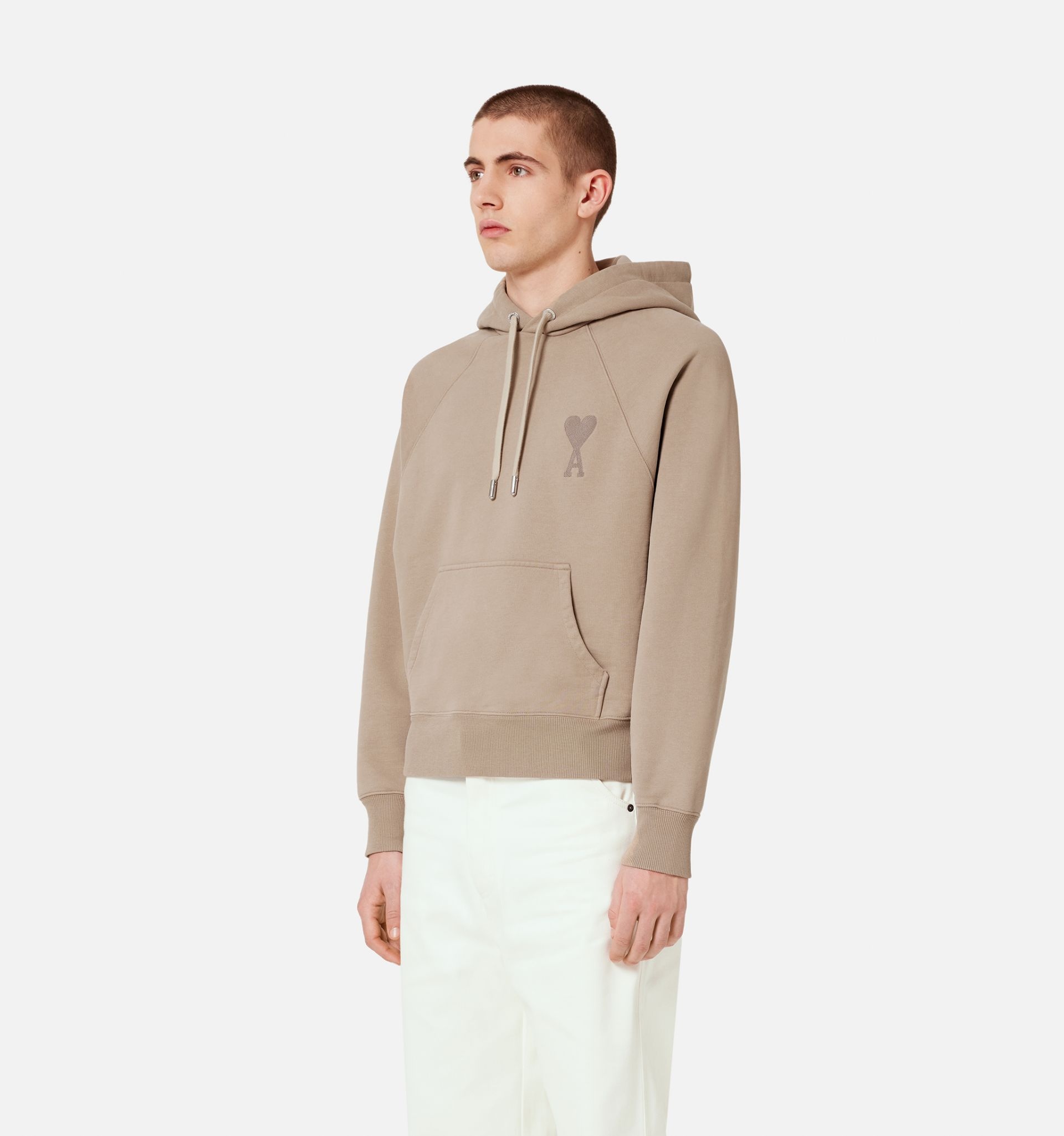 AMI Paris Ami de Coeur organic-cotton hoodie | REVERSIBLE