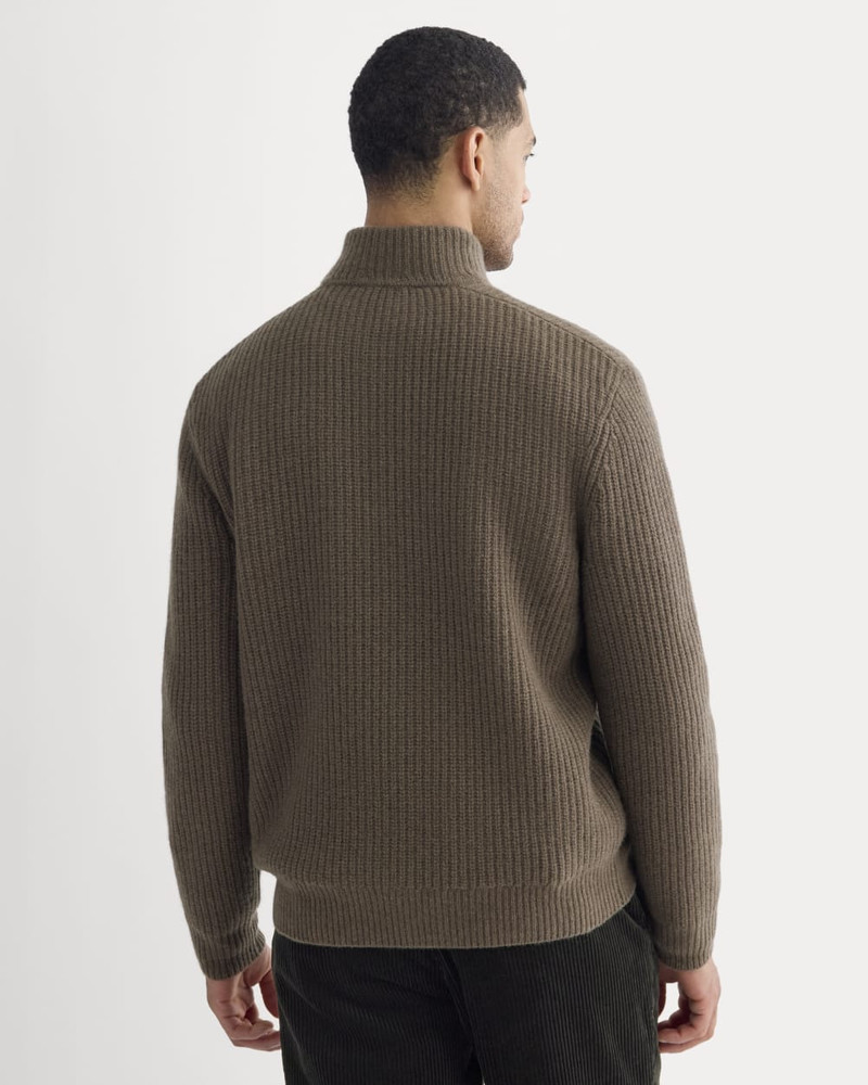 THE FELTED MERINO HALF-ZIP SWEATER 5