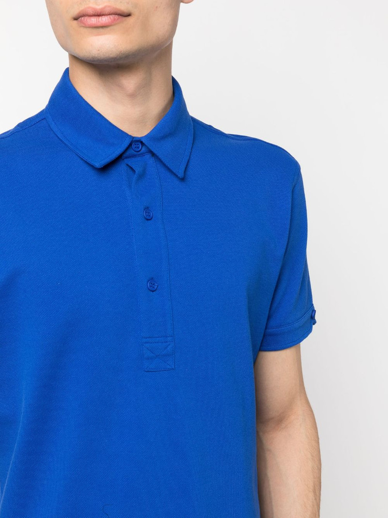 piqué short-sleeve polo shirt 5