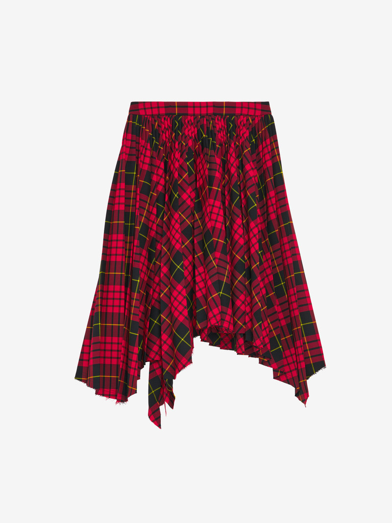 MacQueen' Tartan Asymmetric Skirt 1