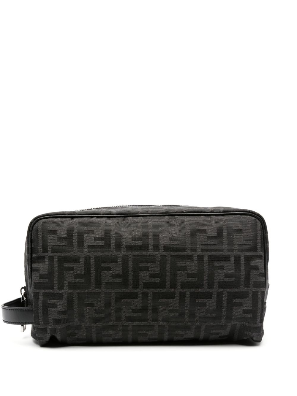 FF-motif zipped wash bag - 1
