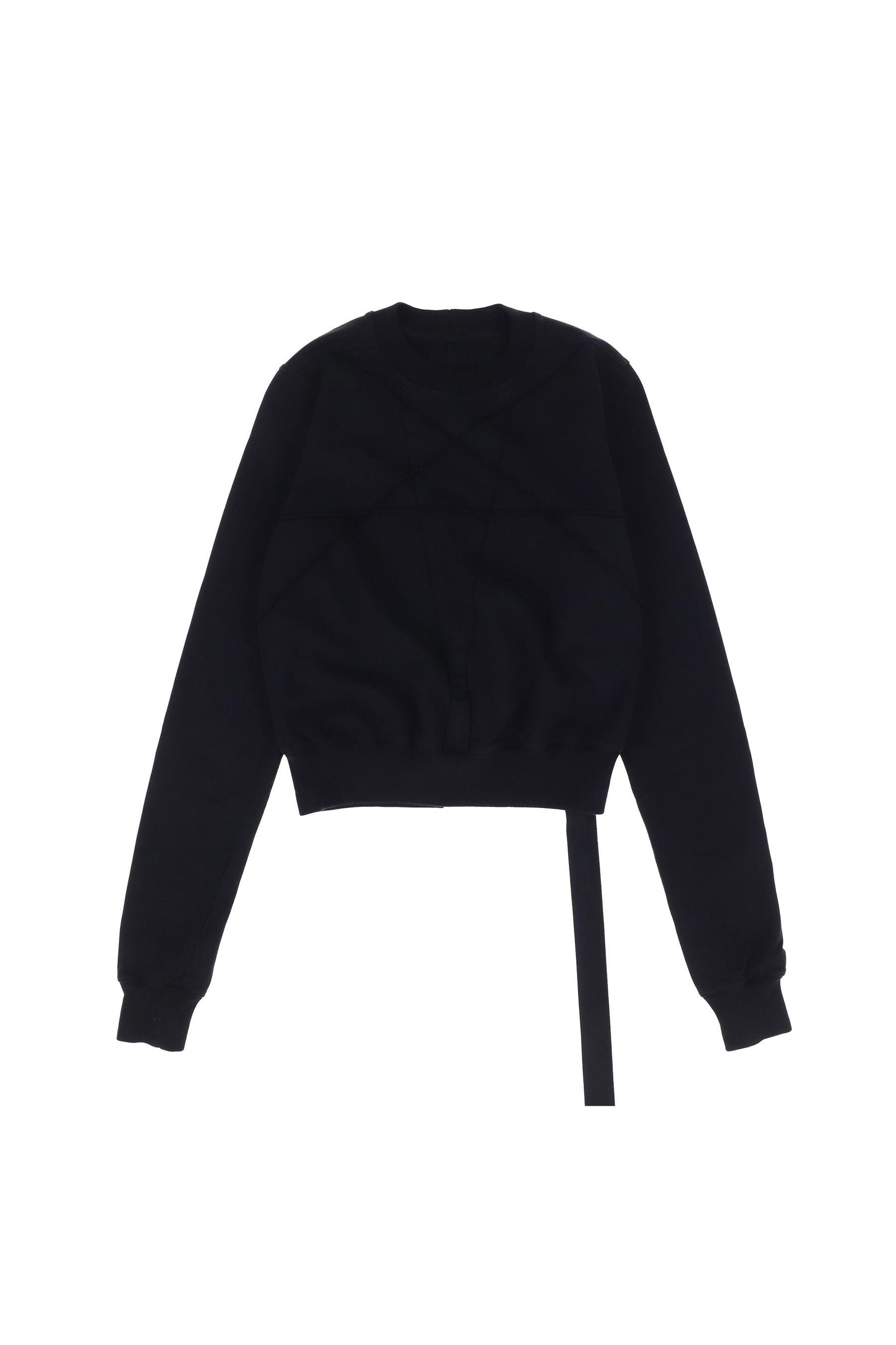 CROPPED SWEAT / BLK - 1