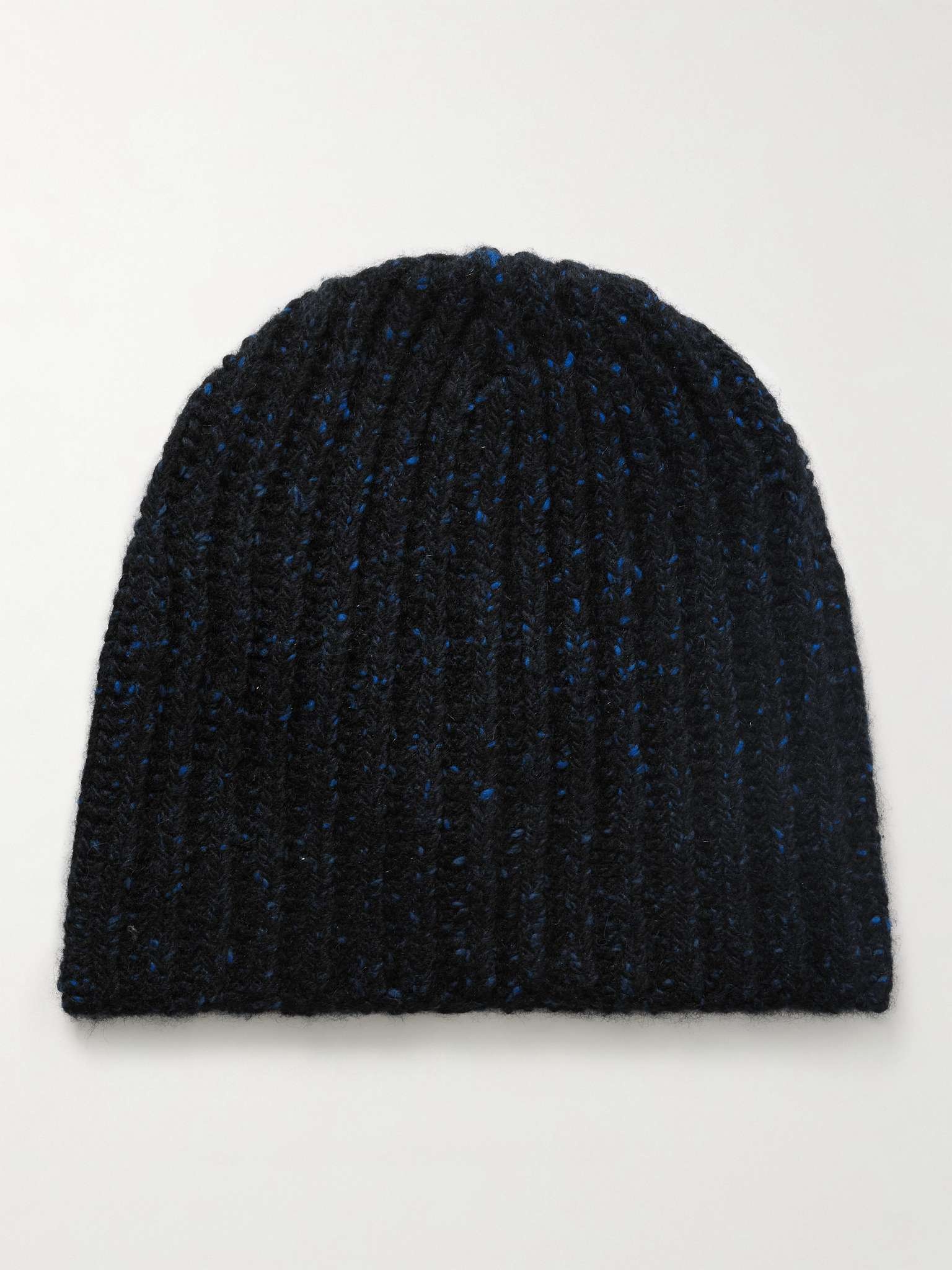 Lutz Ribbed Cashmere Beanie - 1