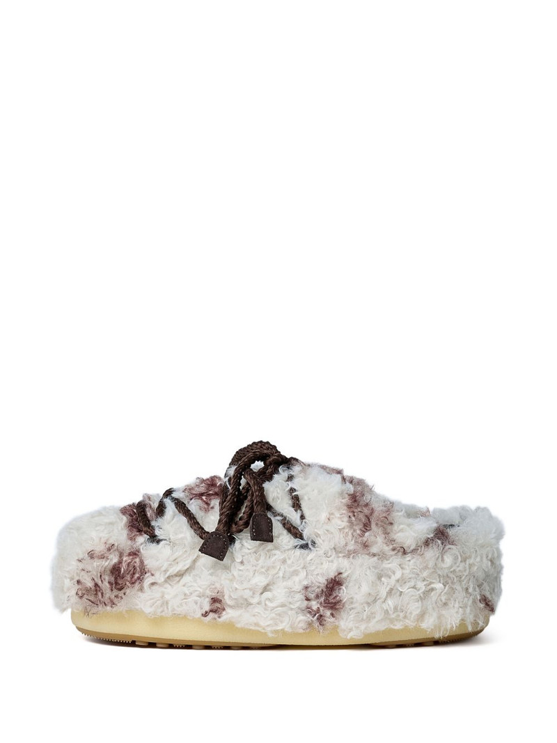 EVX slip-on-style faux shearling mules 3