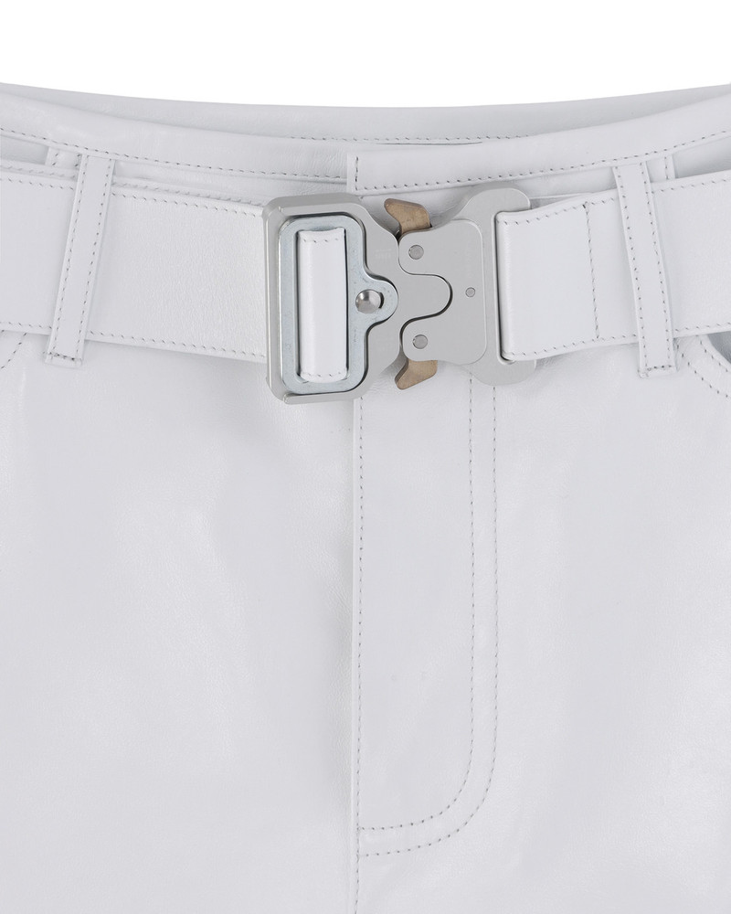 BUCKLE LEATHER PANT 6