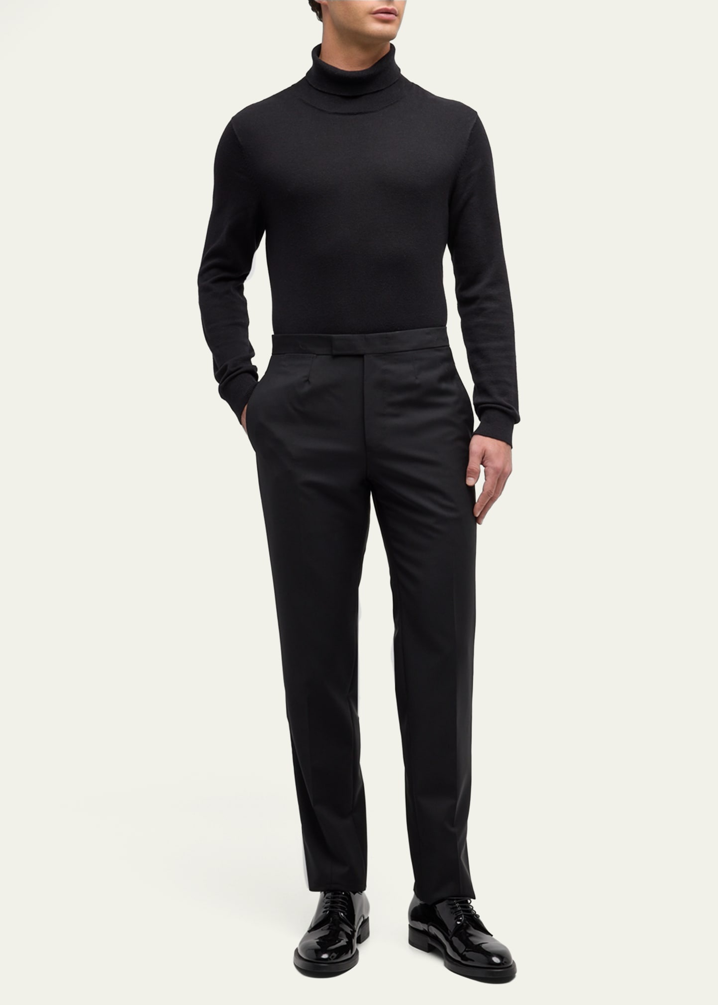 Men's Formal Wool-Mohair Pants - 2