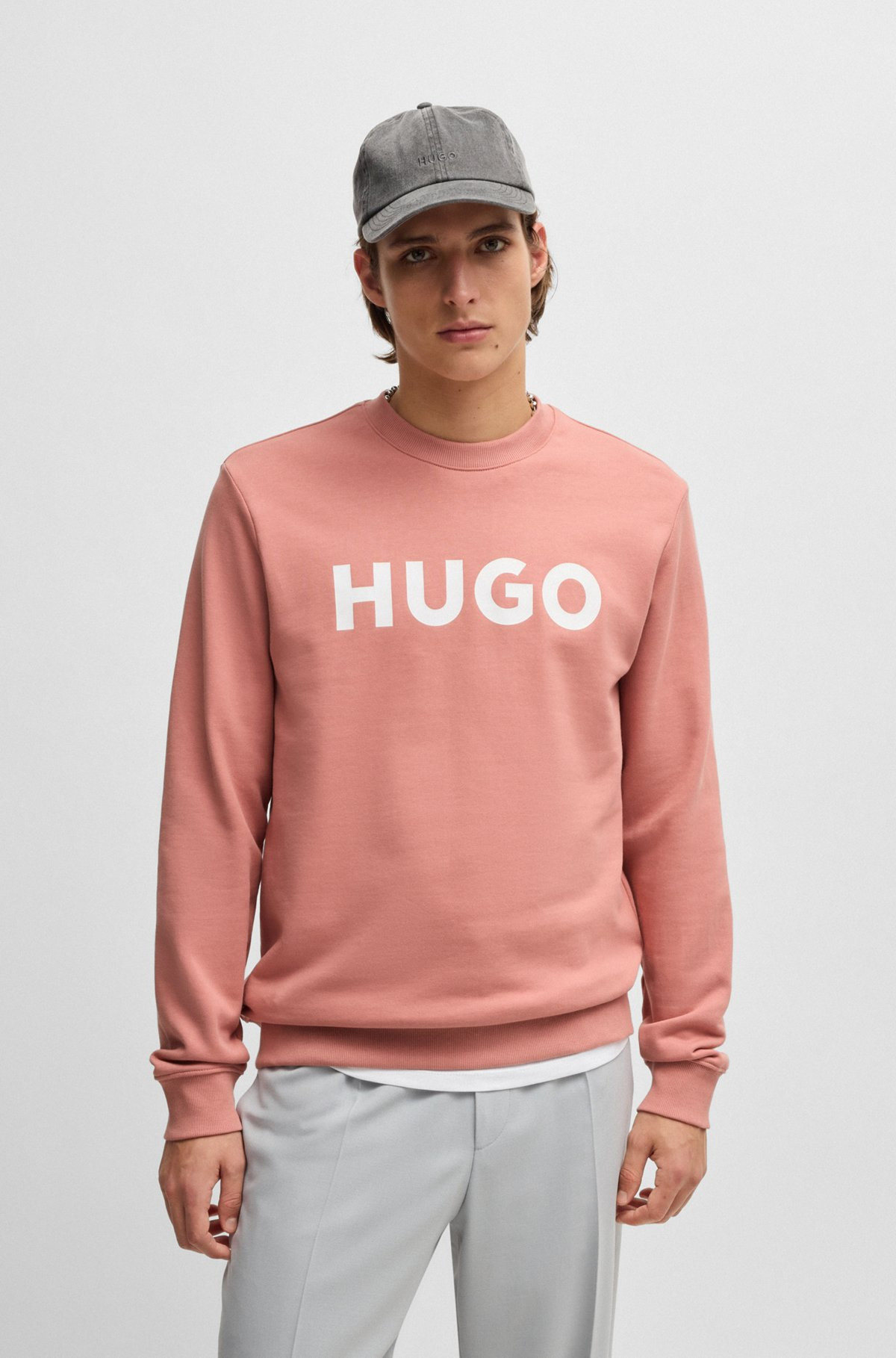 COTTON-TERRY REGULAR-FIT SWEATSHIRT WITH LOGO PRINT - 2