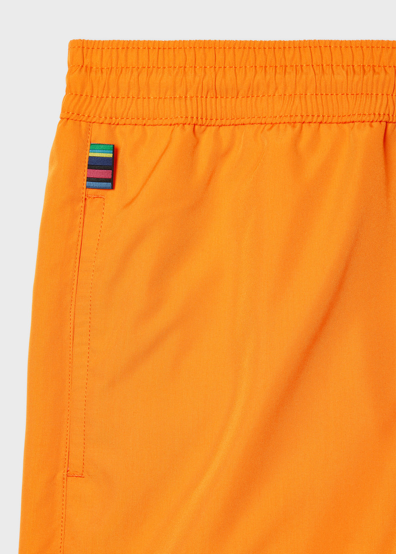 Paul Smith Orange Zebra Logo Swim Shorts outlook