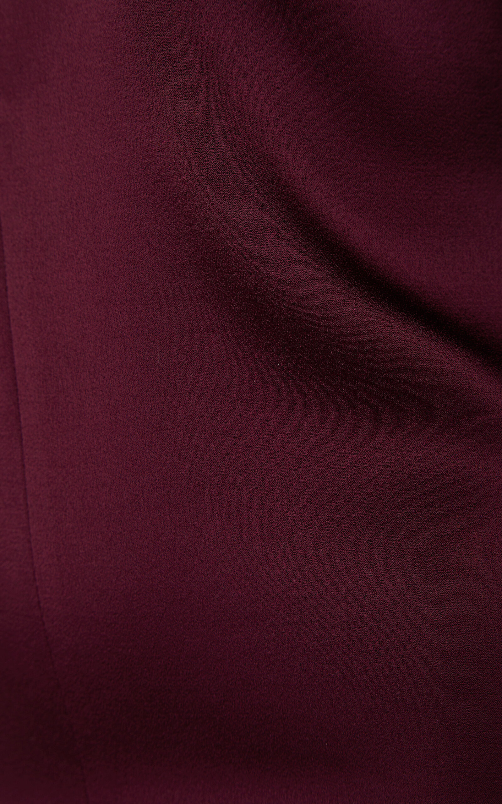 Satin Cutout Detail Gown burgundy - 5
