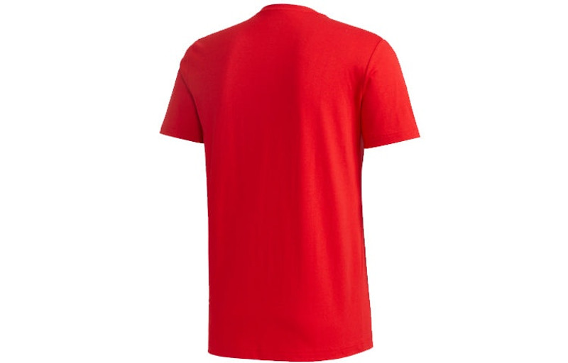 adidas adidas neo Athleisure Casual Sports Short Sleeve Red GK1485 outlook
