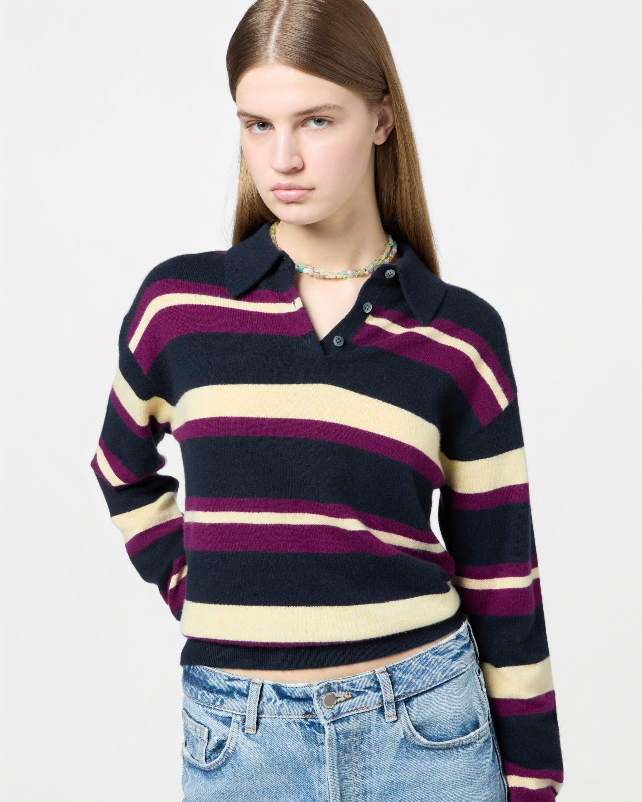 Collegiate Stripe Polo - 4