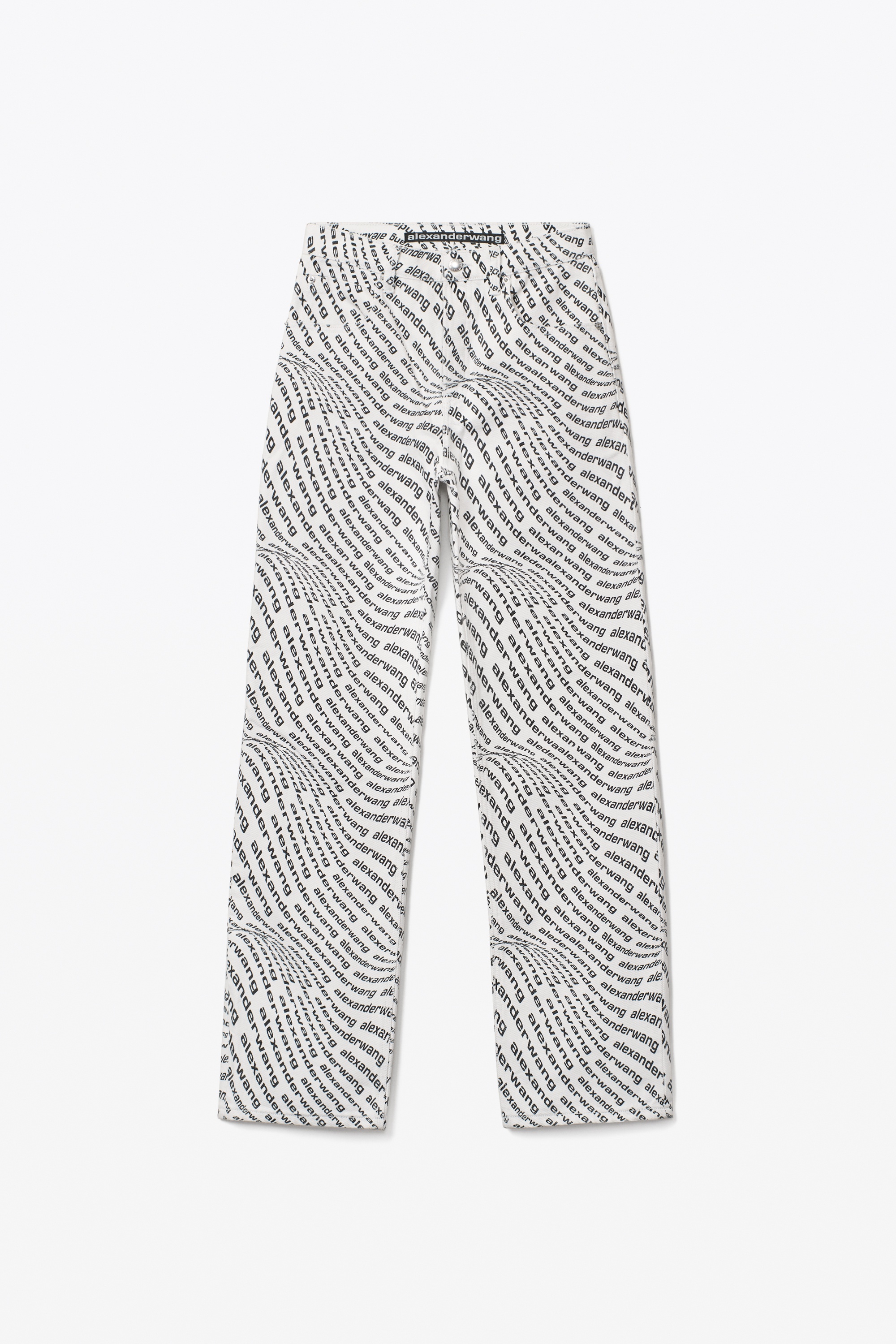 WAVE LOGO SKATER PANT IN DENIM - 1