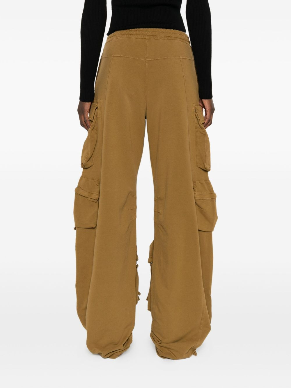 multi-pocket drawstring trousers - 4