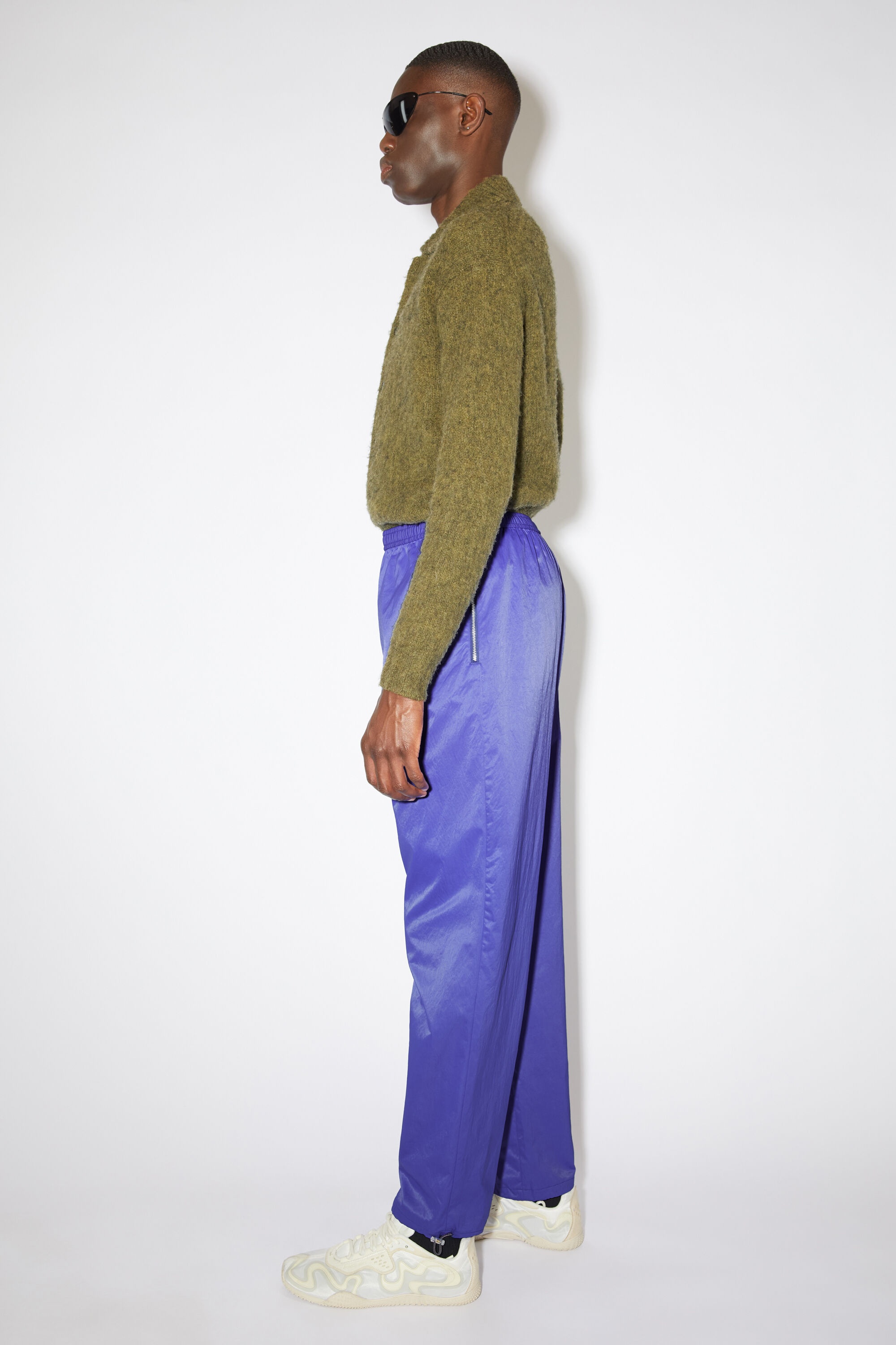 Nylon trousers - Faded blue - 4