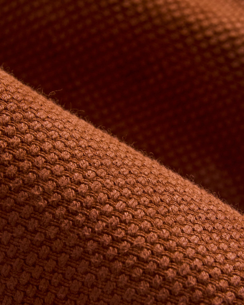 1914W "Amami Mud-Dyed" 17oz Brown Sashiko Jeans - Regular Straight Fit 3