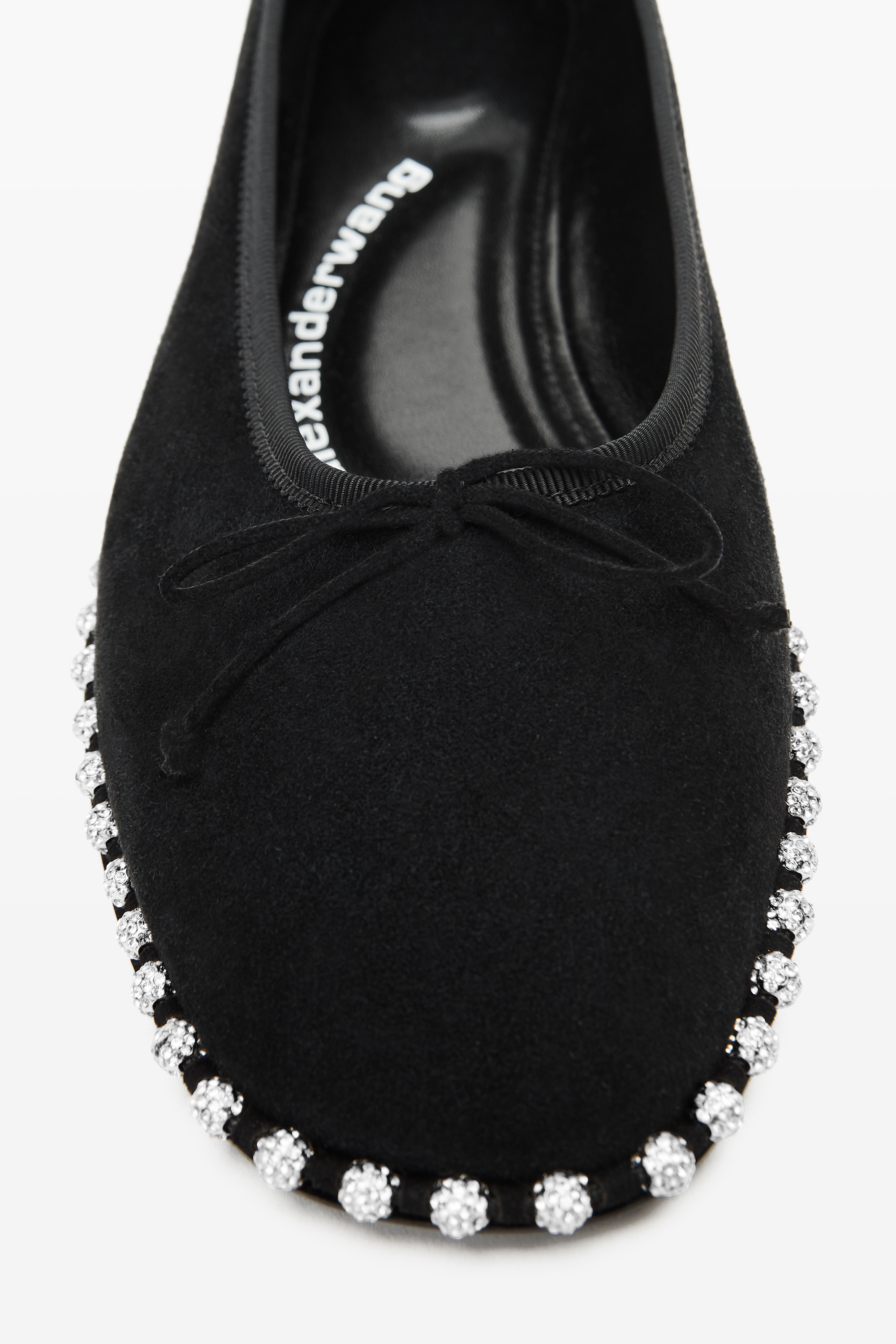 Black Suede Lina Flat - 3
