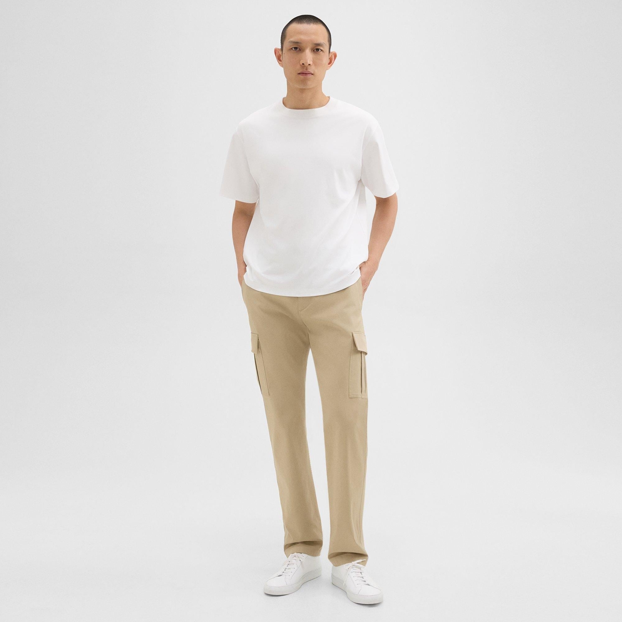 Straight Cargo Pant in Stretch Cotton Twill - 2