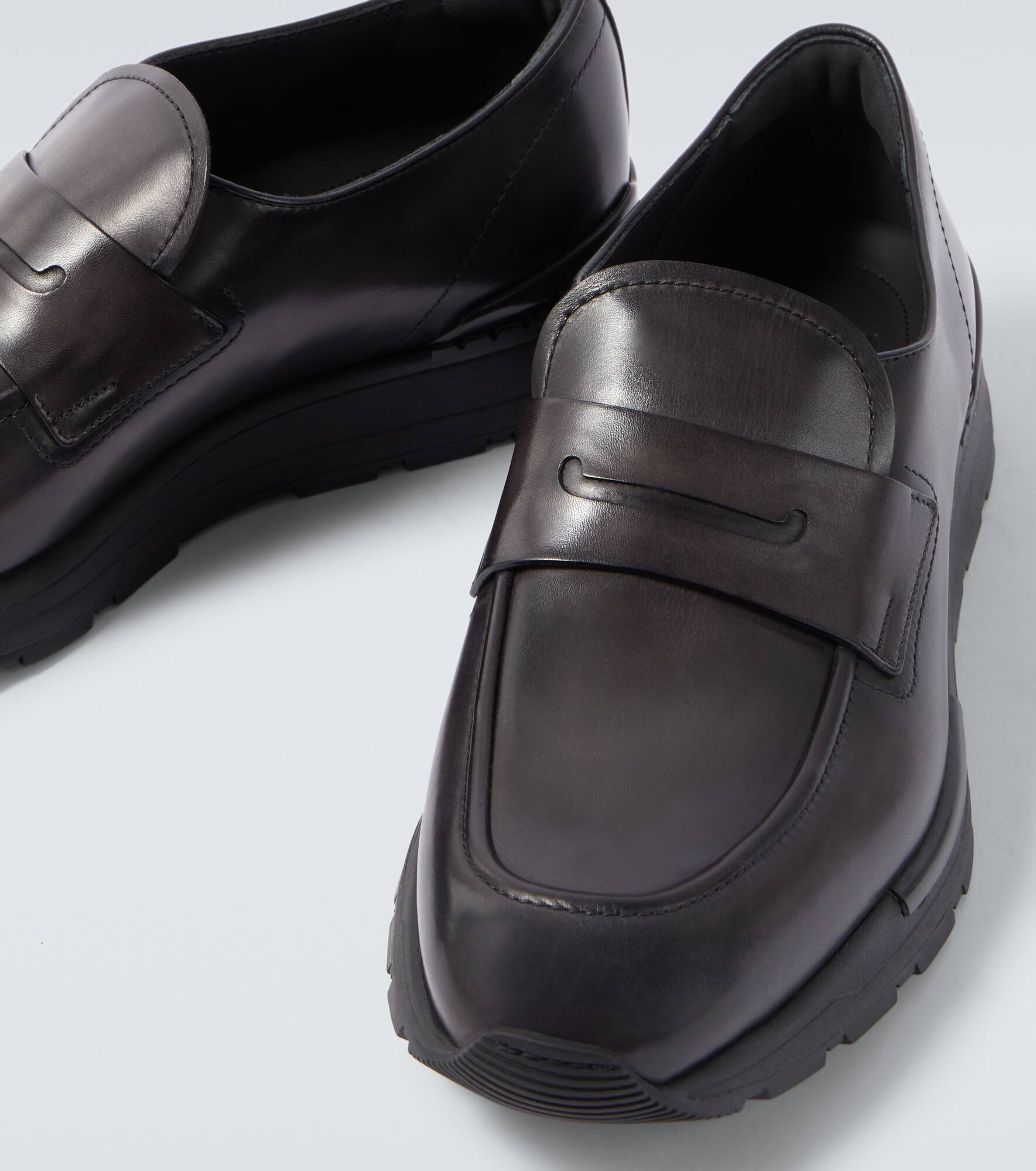 Venezia leather sneakers - 3