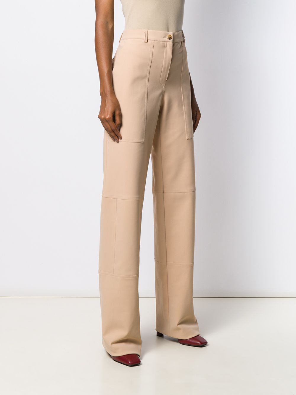 long wide-leg trousers - 3