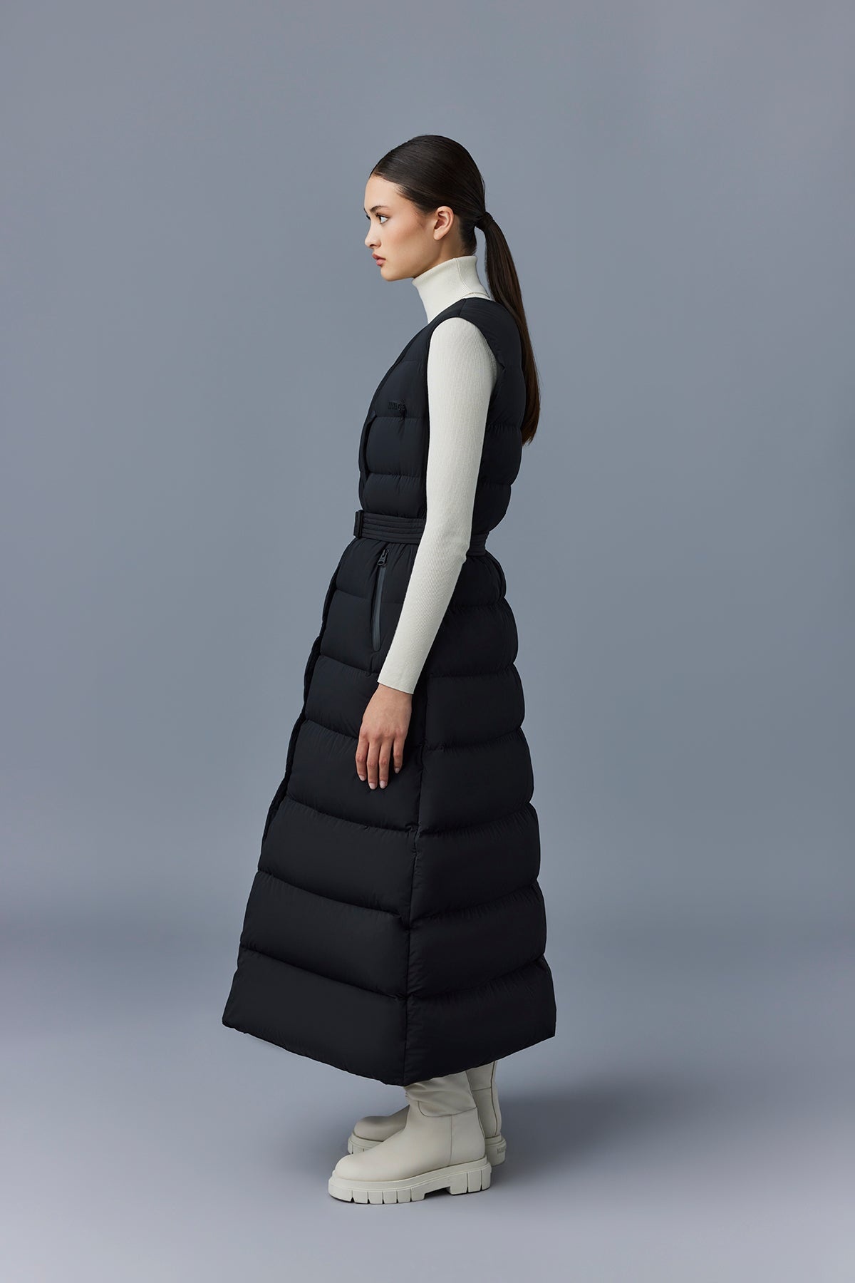 MISTY-CITY Sleeveless light down coat - 5