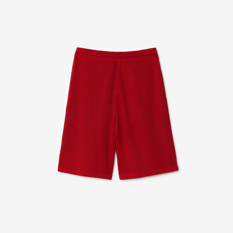 Silk Cotton Mesh Shorts 5