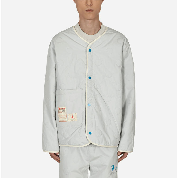 Air Jordan x union Crossover Solid Color Printing Logo reversible Long Sleeves Jacket Asia Edition B - 8