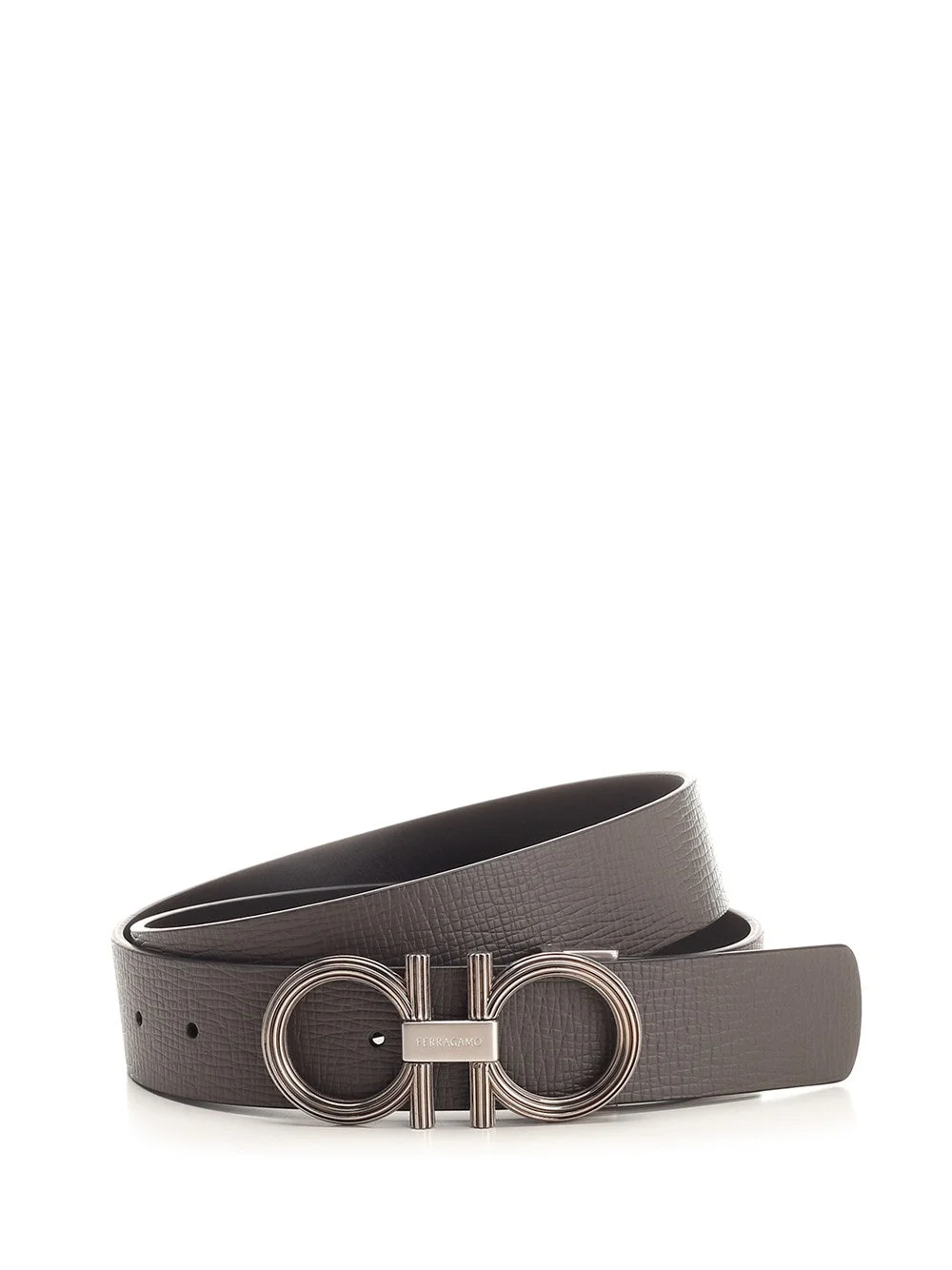 Ferragamo Men "Gancini" Buckle Belt - 1