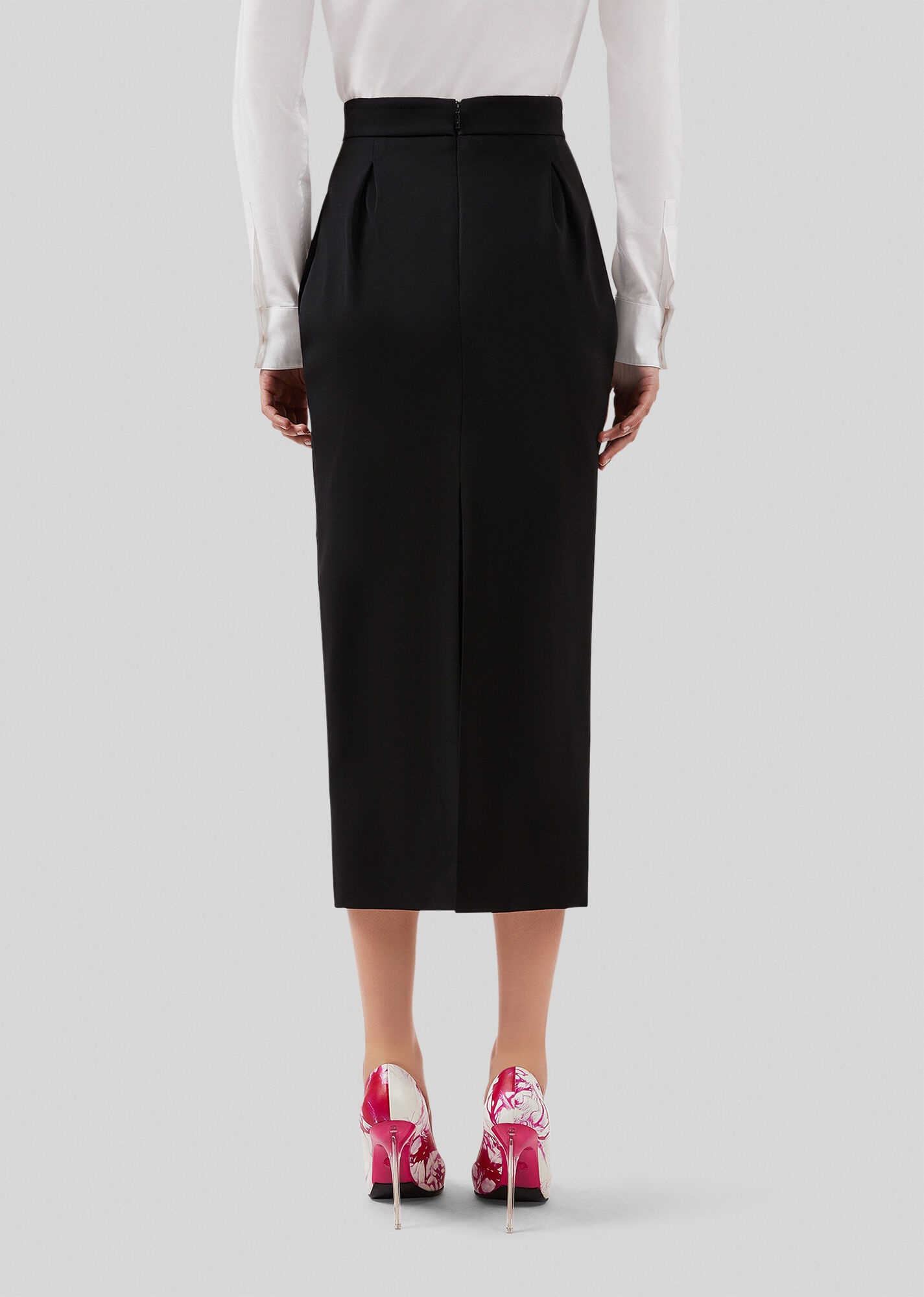 Sculptural Midi Skirt - 3