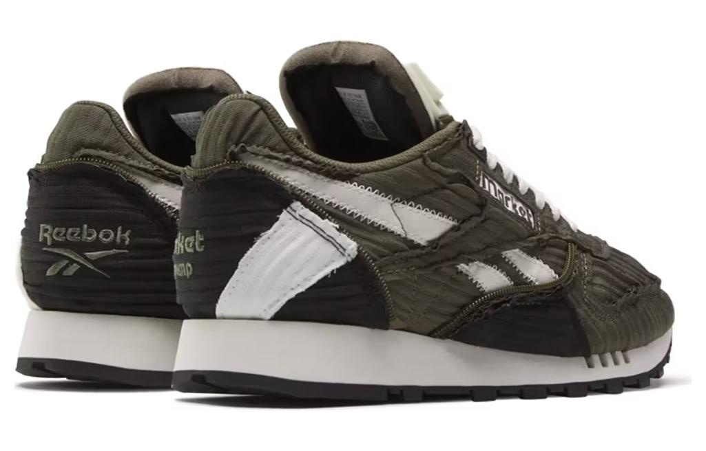 Reebok Market X Classic Leather Pump 'Army Green' 100069830 - 5