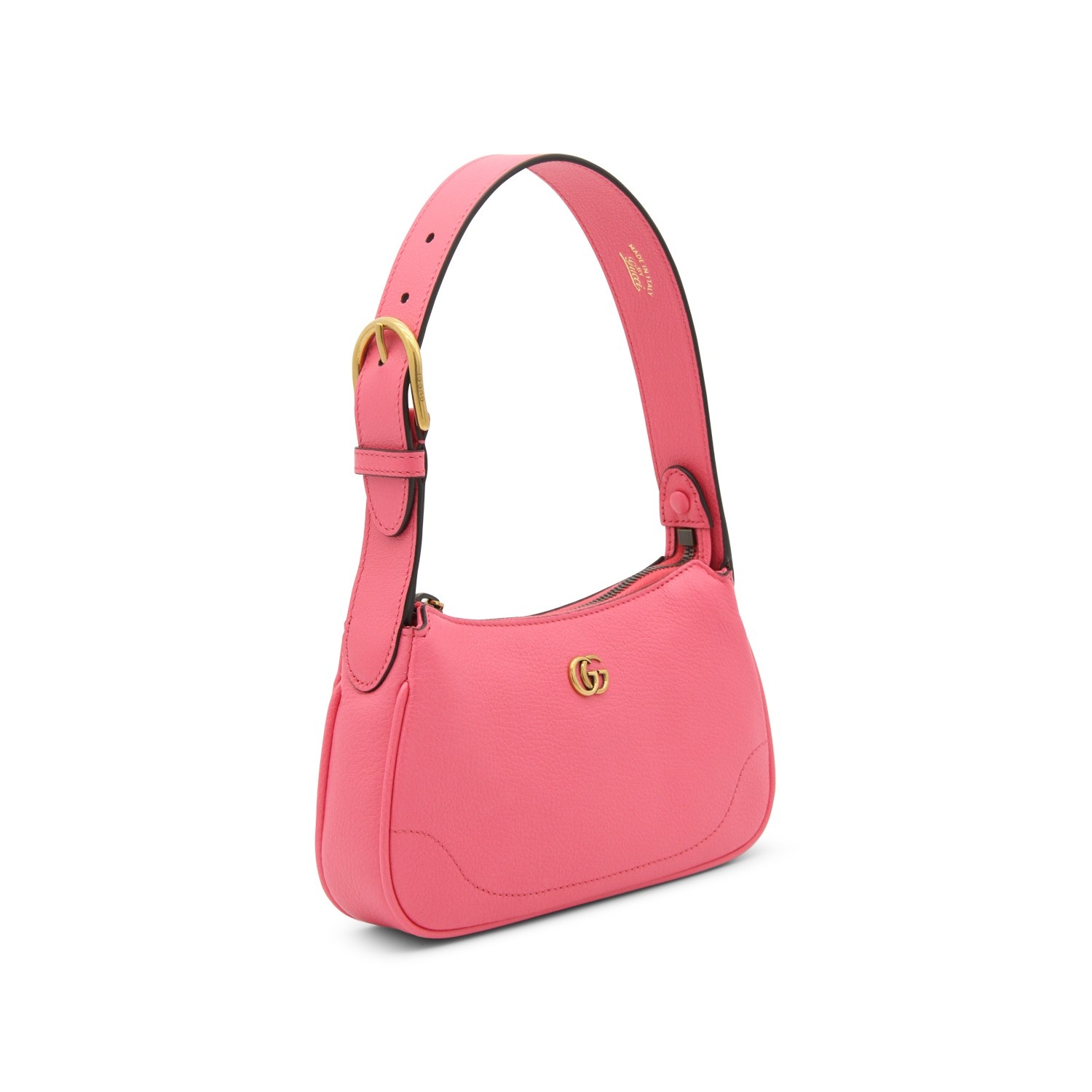 GUCCI RHODAMINE PINK LEATHER APHRODITE MINI SHOULDER BAG