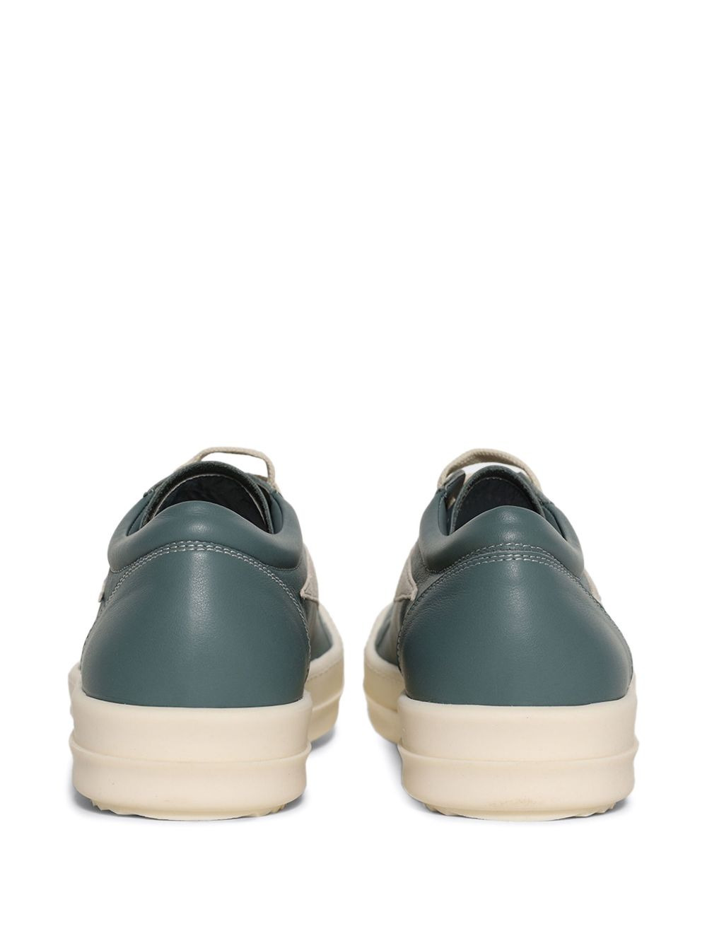 leather panel trainers - 2