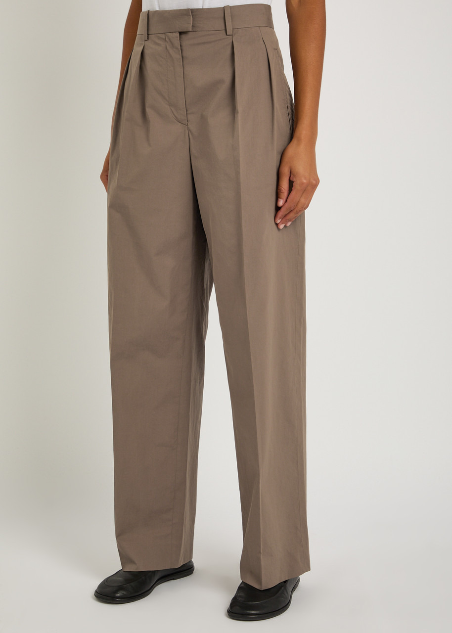 The Row Alfidis Pleated Cotton-poplin Trousers - 2