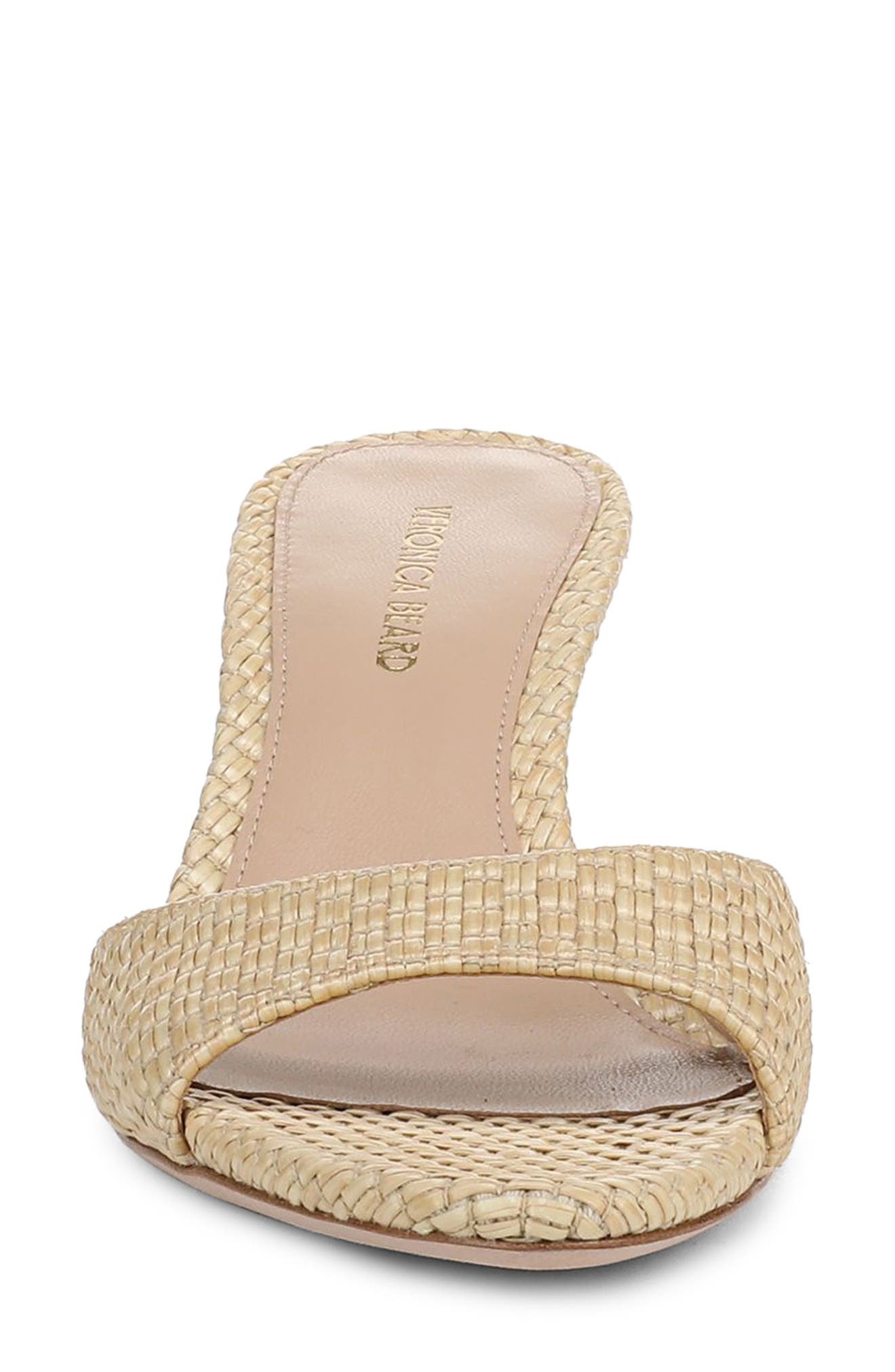 Veronica Beard Tia Slide Sandal in Natural at Nordstrom - 4