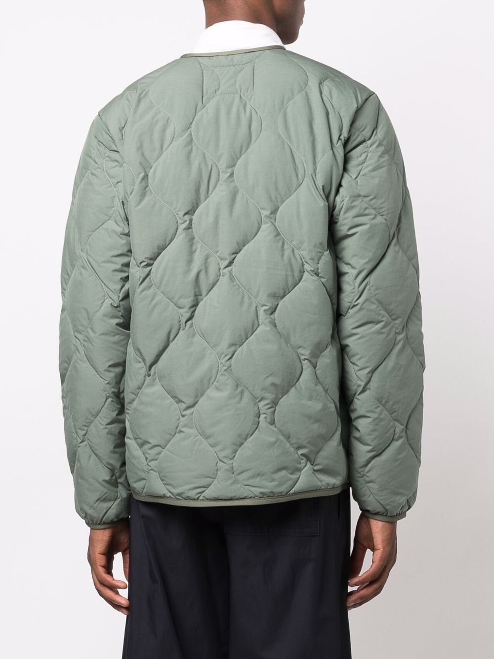 M66 quilted feather-down jacket - 4