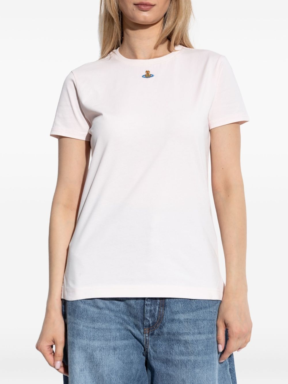 Orb Peru embroidered T-shirt - 3