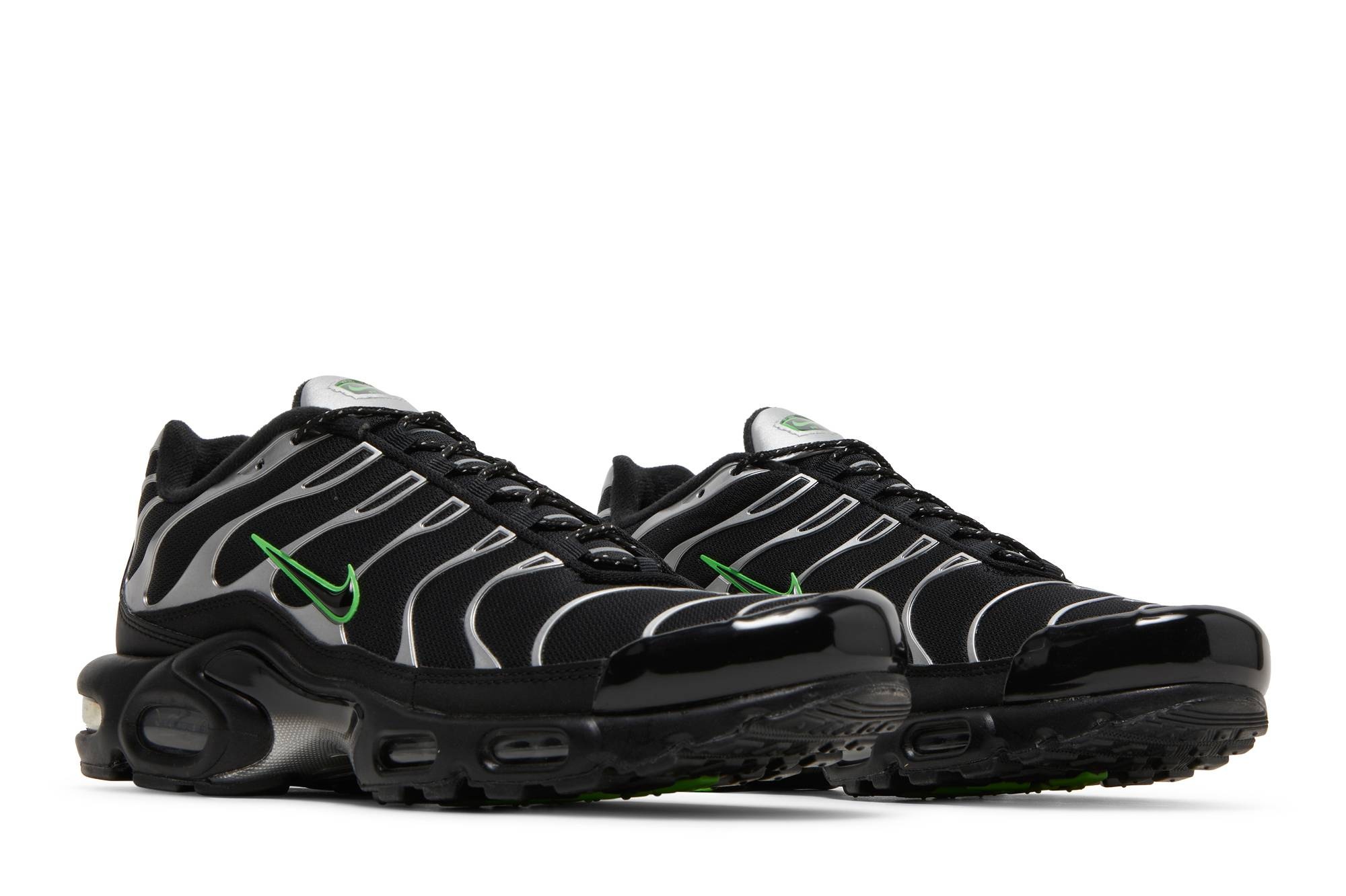 Air Max Plus 'Black Silver Green Strike' - 8