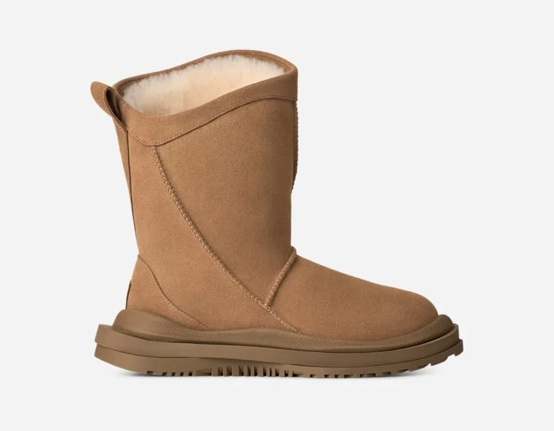 ® Men's Classic Distort Boot Sheepskin in Chestnut - 1