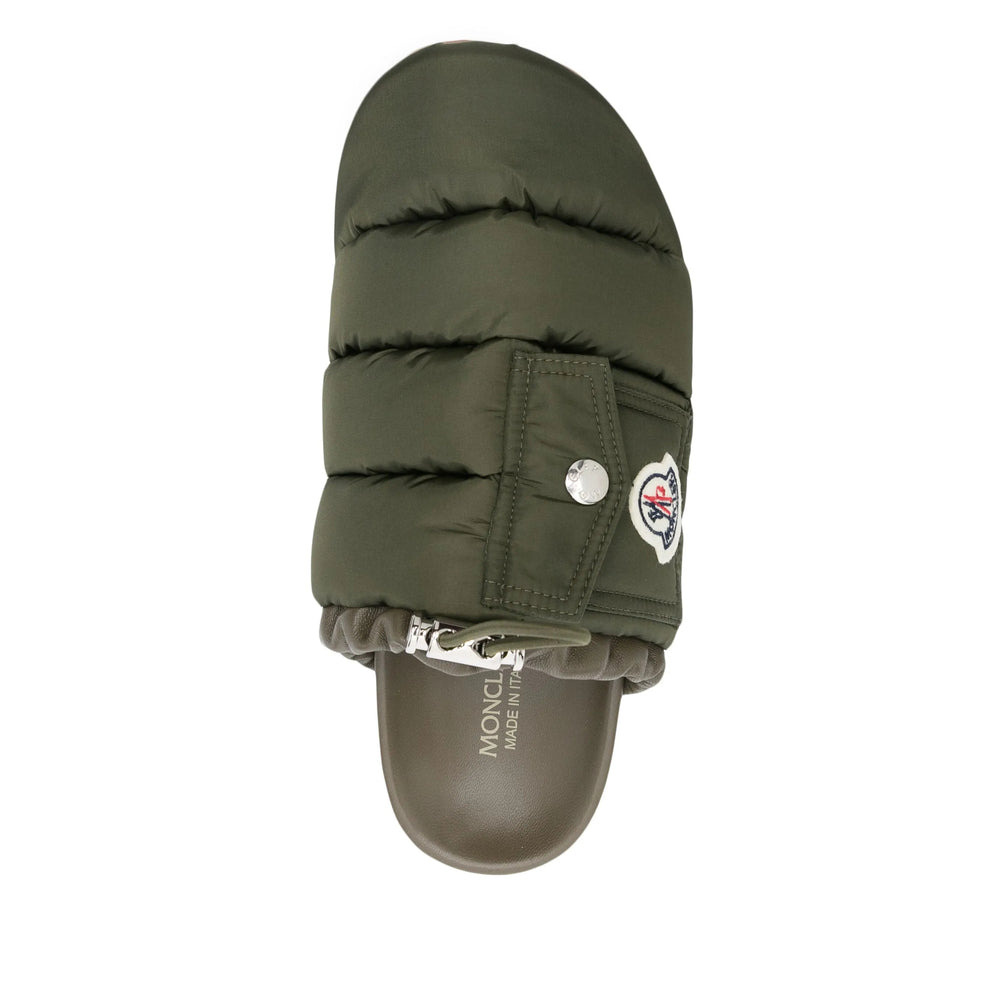 Moncler Green Slippers Women - 2