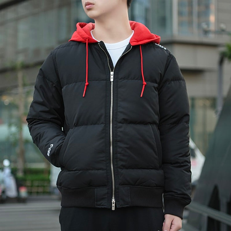 Converse Court Down Bomber Jacket 'Black Red' 10019992-A01 - 3