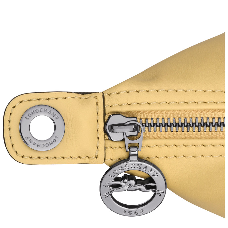 Le Pliage Xtra S Hobo bag Wheat - Leather 6