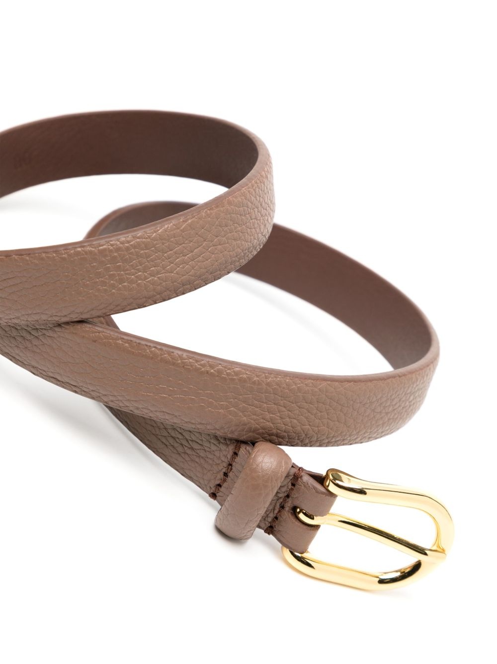 skinny leather belt - 2