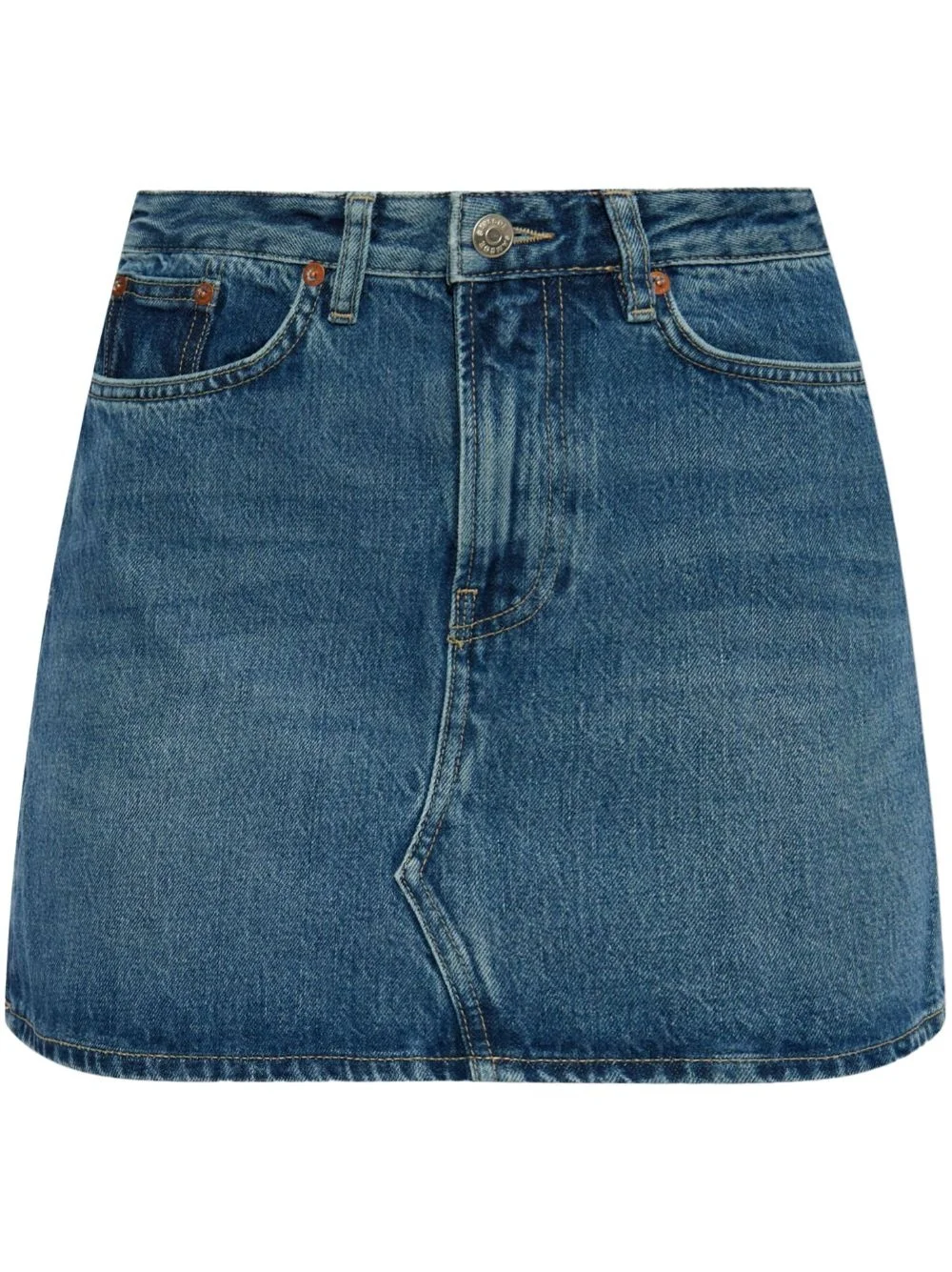 organic cotton denim skirt - 1