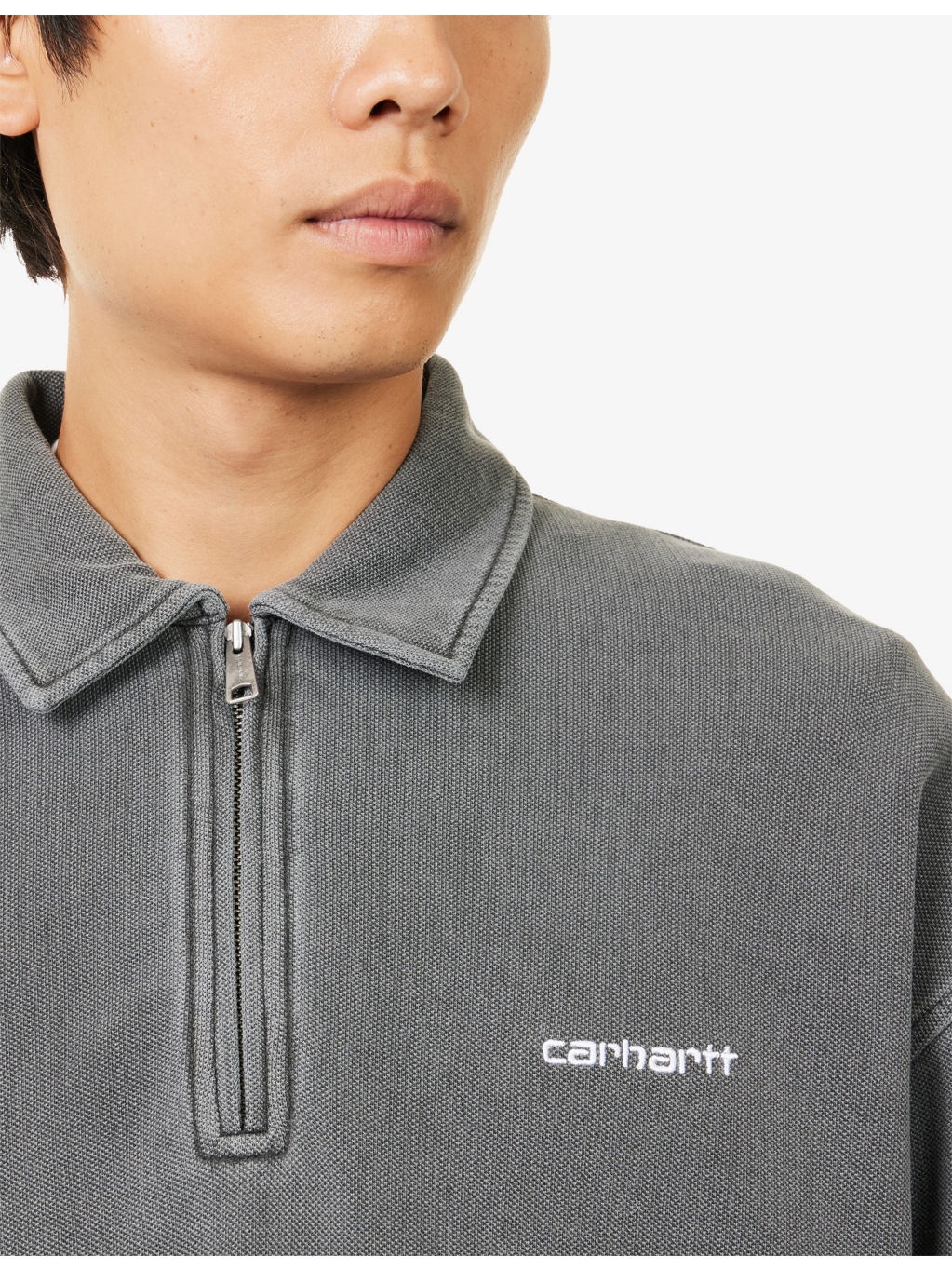Embroidered-Logo Loose-Fit Cotton-Jersey Sweatshirt - 5