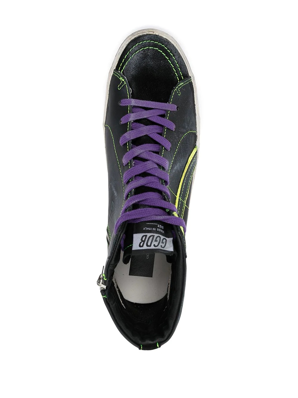 Slide hi-top sneakers - 4