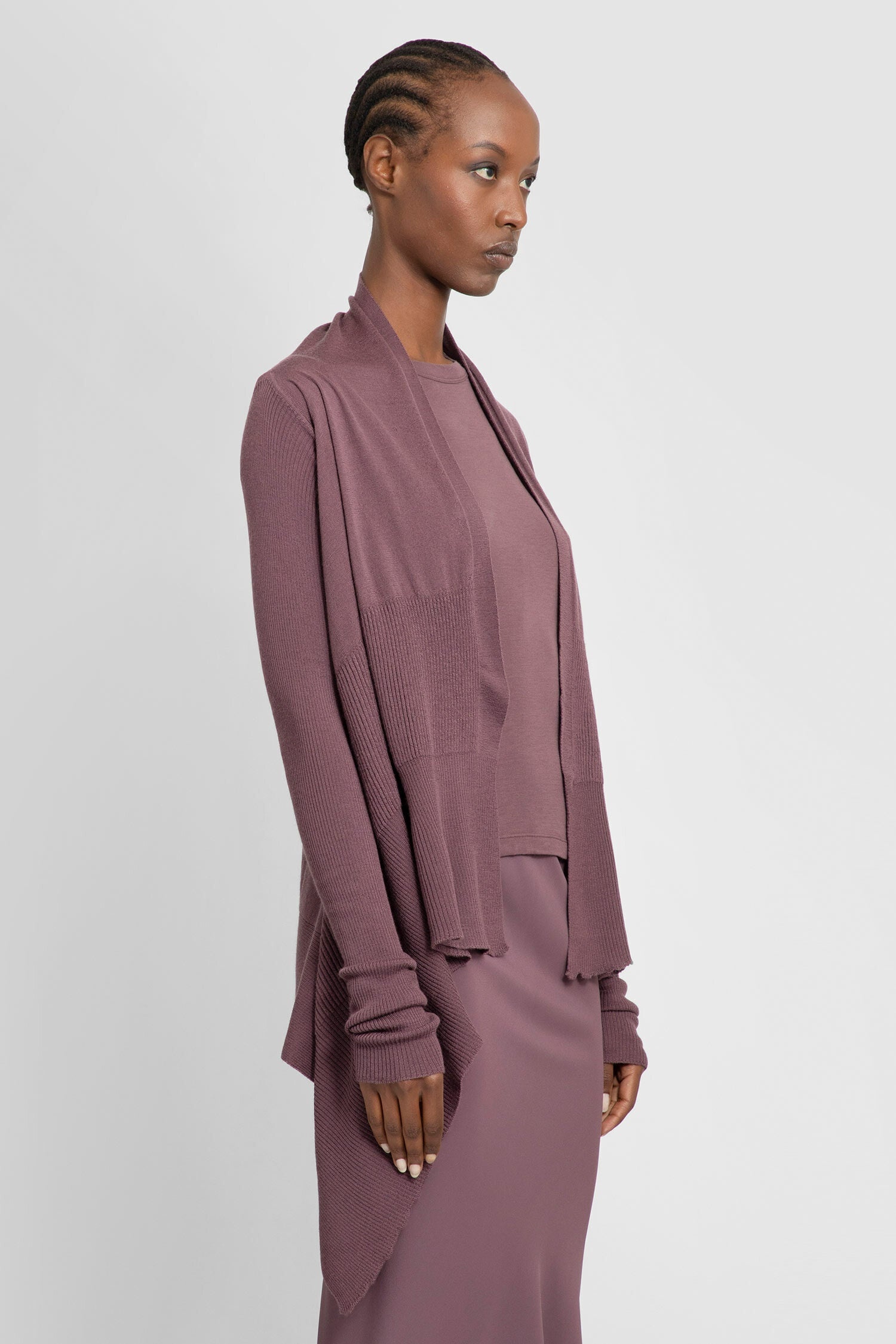 RICK OWENS WOMAN PURPLE KNITWEAR - 2