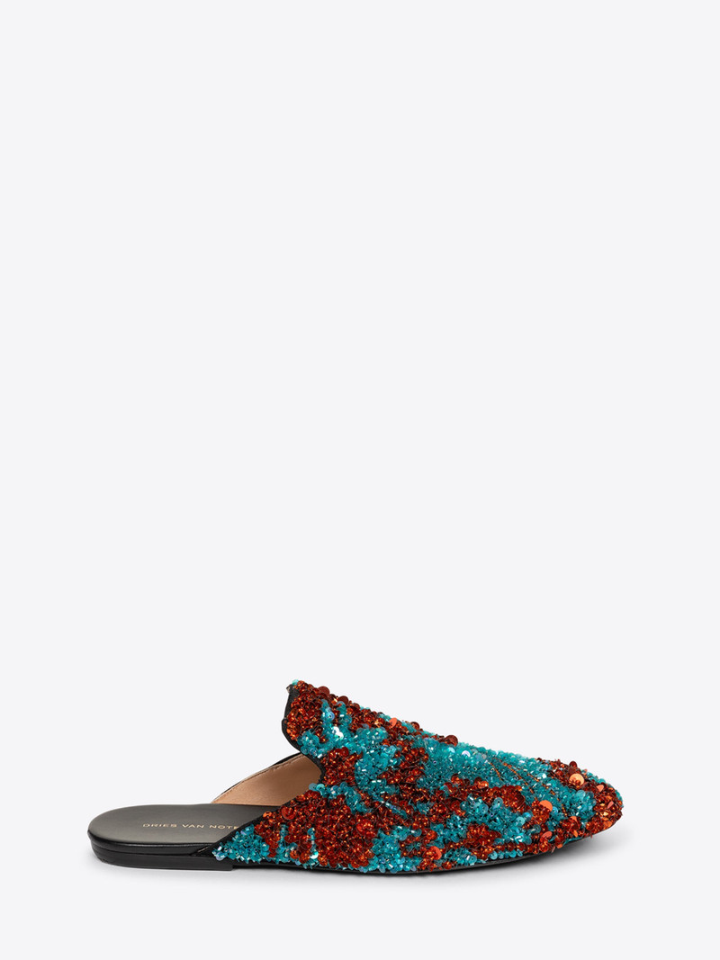 Dries Van Noten EMBROIDERED MULES outlook