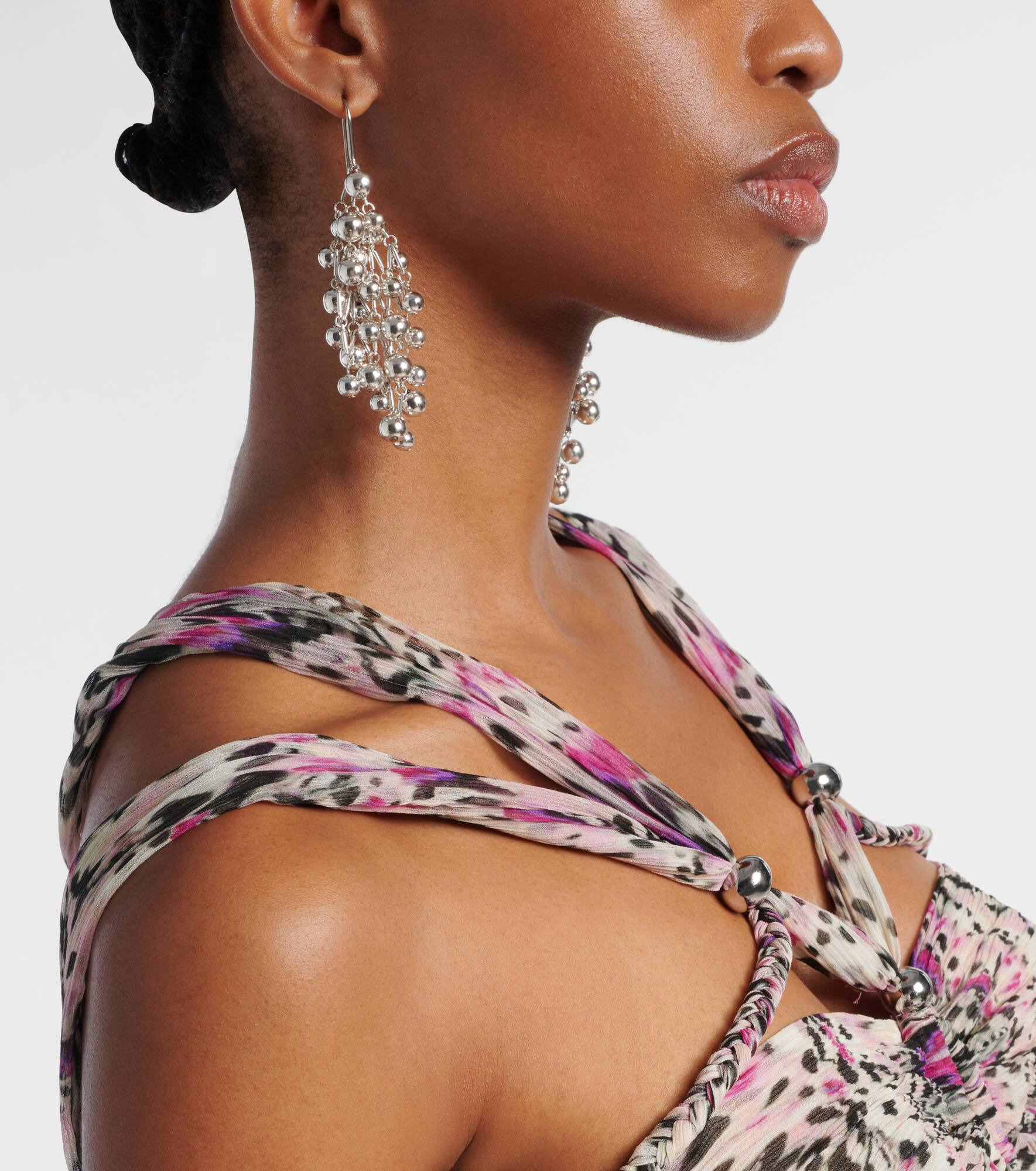 Tiva embellished drop earrings - 6
