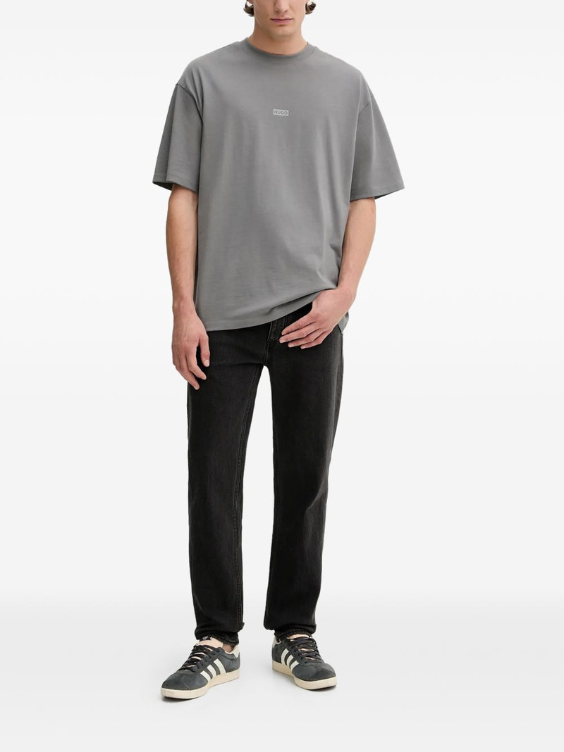 HUGO tapered-fit patch pocket jeans outlook
